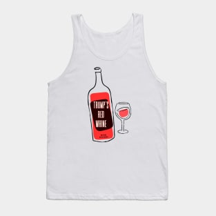 Red Whine (Dark on Light) Tank Top